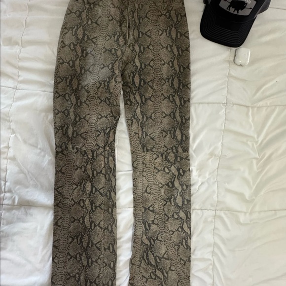 Snake Print Pants - Picture 3 of 4